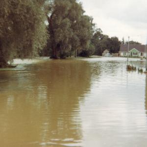 1968 17th Sept The Great Flood Church Rd 2836